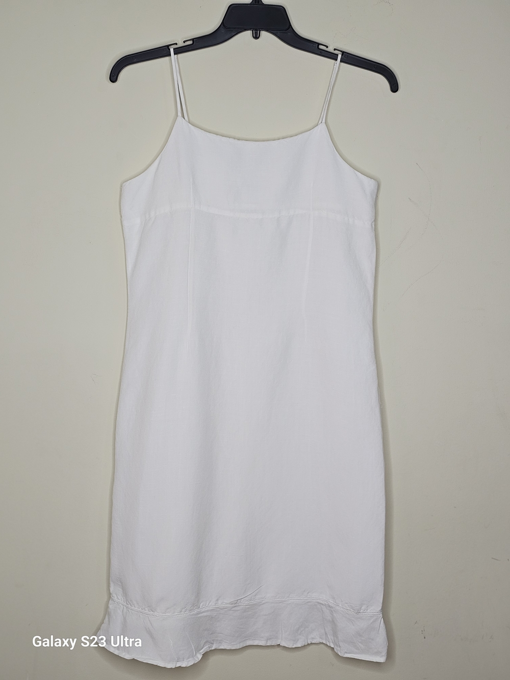 Women's White Spaghetti-Strap  Dress